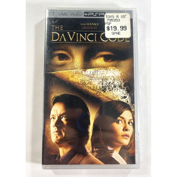 The Da Vinci Code Sony PlayStation PSP UMD-Movie 2006 New Factory Sealed - Picture 1 of 8